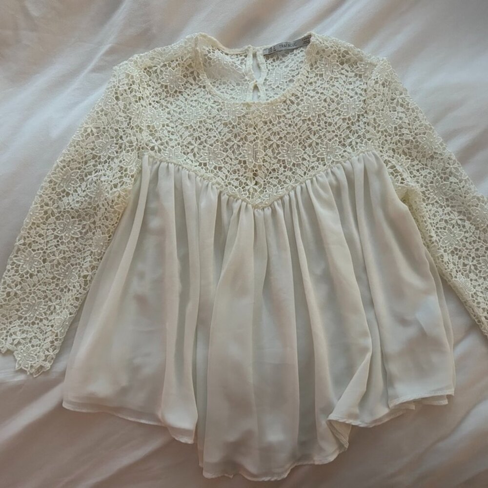 Embroidered zara top